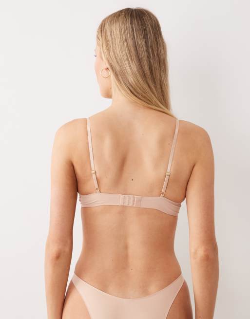 ASOS DESIGN - Carla - Soutien-gorge lissant à armatures - Beige, 3 de 4