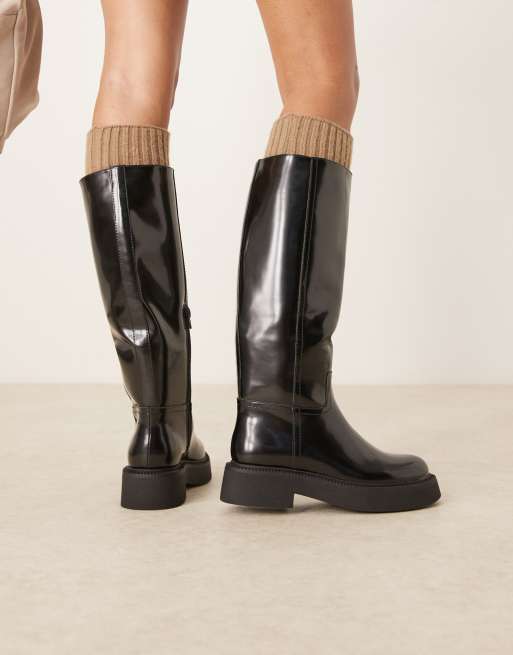 ASOS DESIGN - Carlisle - Stivali neri bassi da equitazione, 3 di 4