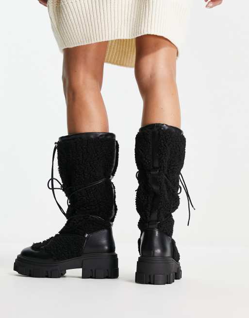 Black cold 2024 weather boots