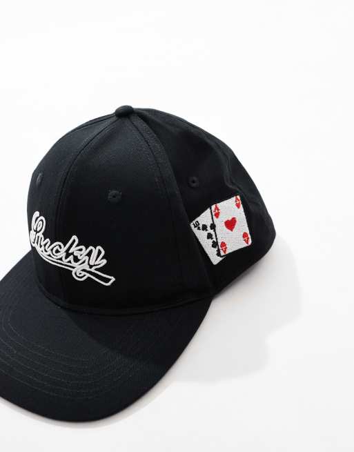 ASOS DESIGN - Casquette ajustée avec broderies - Noir, 2 de 4