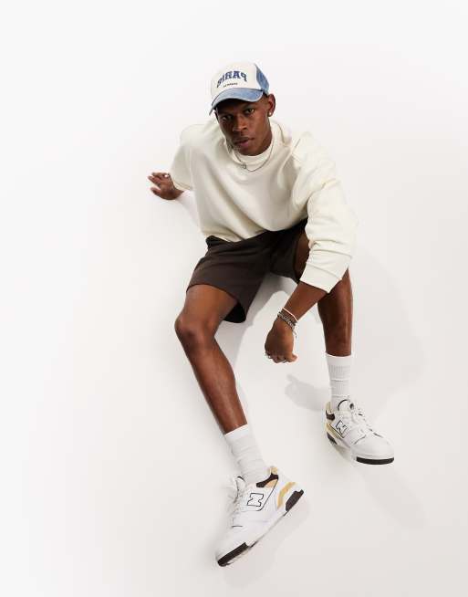 ASOS DESIGN - Casquette de baseball doux au toucher avec broderie Paris - Bleu délavé, 4 de 4