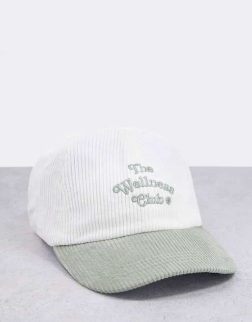 ASOS DESIGN - Casquette de baseball en velours côtelé - Multicolore