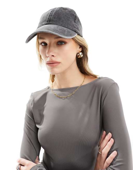 ASOS DESIGN - Casquette - Noir délavé, 2 de 4
