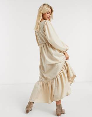 asos cotton maxi dress