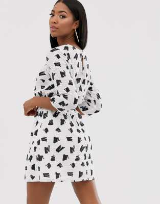 asos splodge dress
