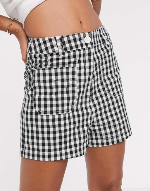 Short discount carreaux femme