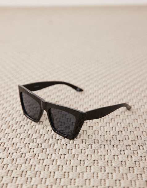ASOS DESIGN – Cat-Eye-Sonnenbrille in Schwarz - view 1