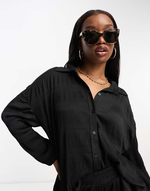 ASOS DESIGN cat eye sunglasses in milky tort with G15 lens, 4 of 4