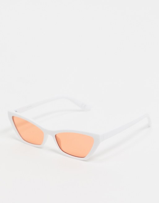 White and store orange sunglasses