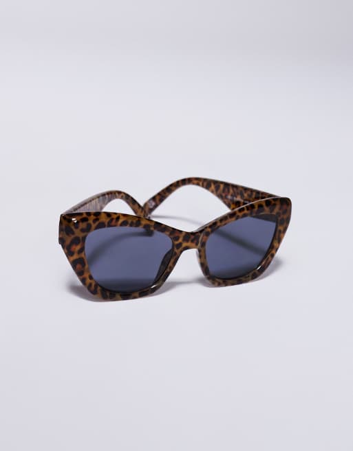 ASOS DESIGN - Cat eye zonnebril in luipaardprint, 2 van 3