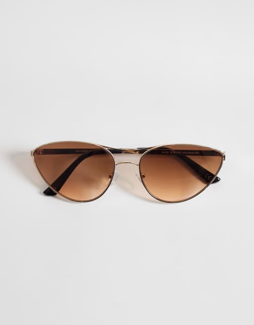 ASOS DESIGN - Cat eye-zonnebril met metalen frame, 3 van 3