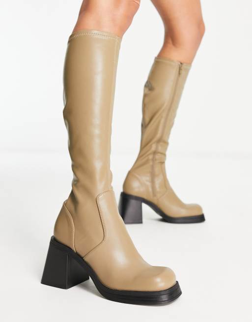 High knee boots on sale asos