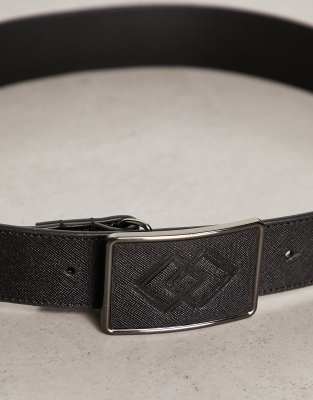Boucle De Ceinture Crâne Squelette émail Noir Strass Rouges, Neuve Sans étiquette