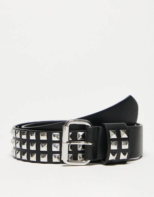 ASOS DESIGN Ceinture a clous pyramidaux ASOS