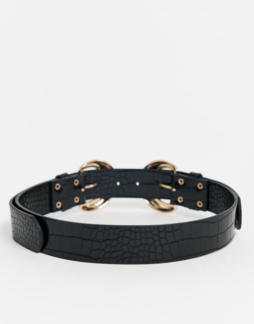 Ceinture asos double outlet boucle