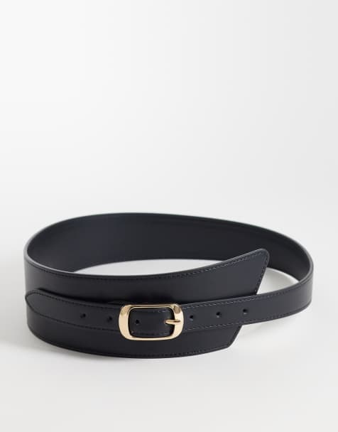 ASOS DESIGN - Ceinture asymétrique - Noir - view 1