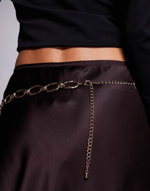 ASOS DESIGN - Ceinture chaîne pour taille et hanches avec boules - Doré, 2 de 3