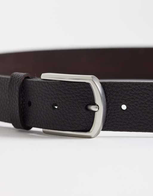 ASOS DESIGN - Ceinture en cuir texturé - Marron, 2 de 3