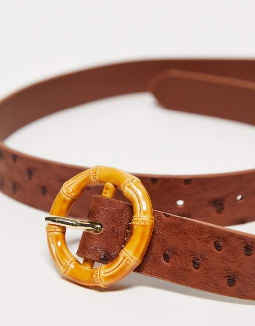 Boucle de clearance ceinture en bois