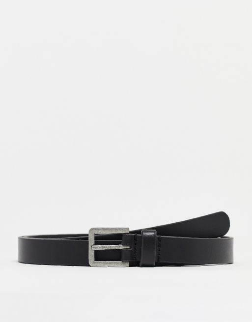 Ceinture fine clearance argentée