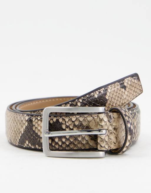 Ceinture peau 2025 de serpent