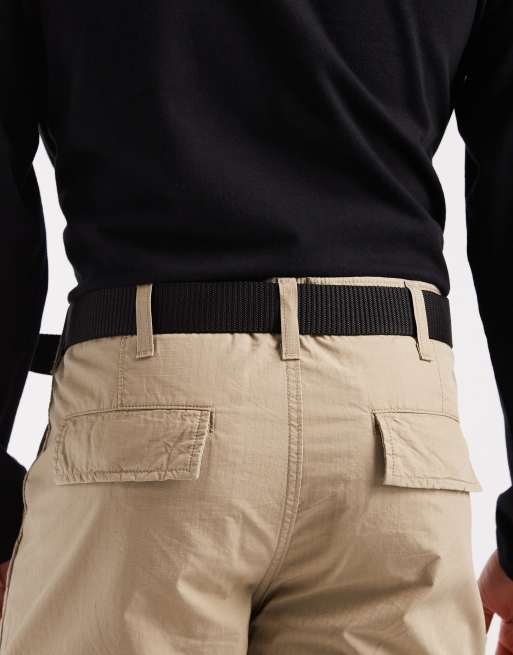 ASOS DESIGN - Ceinture fonctionnelle en toile à boucle originale - Noir, 3 de 3