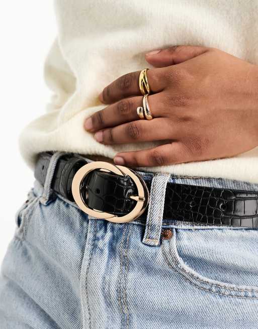 Ceinture avec outlet 2 boucles