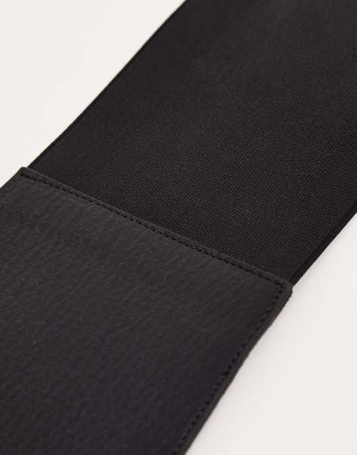 ASOS DESIGN - Ceinture large avec double boucle - Noir, 4 de 4