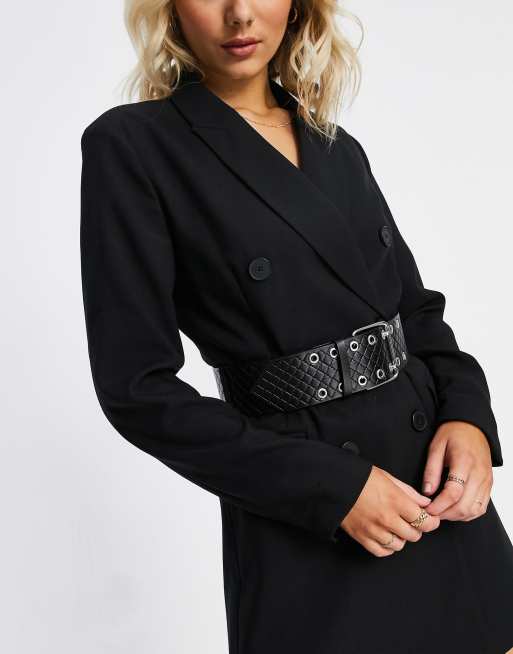 ASOS DESIGN - Ceinture matelassée large à double ardillon, 2 de 4