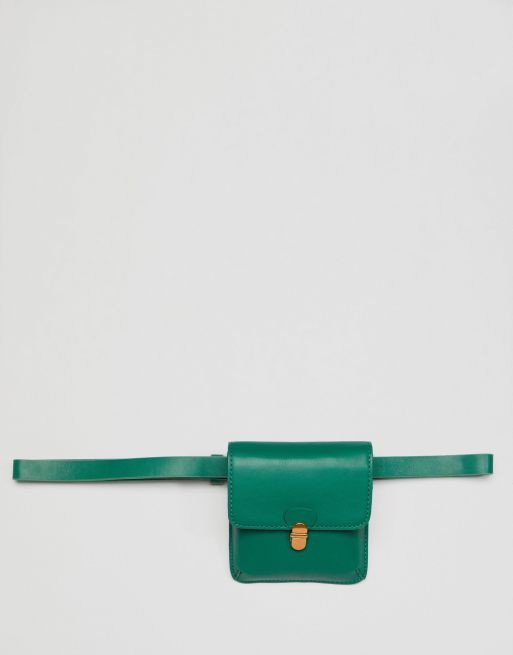 ASOS DESIGN - Ceinture porte-monnaie avec bouton-poussoir