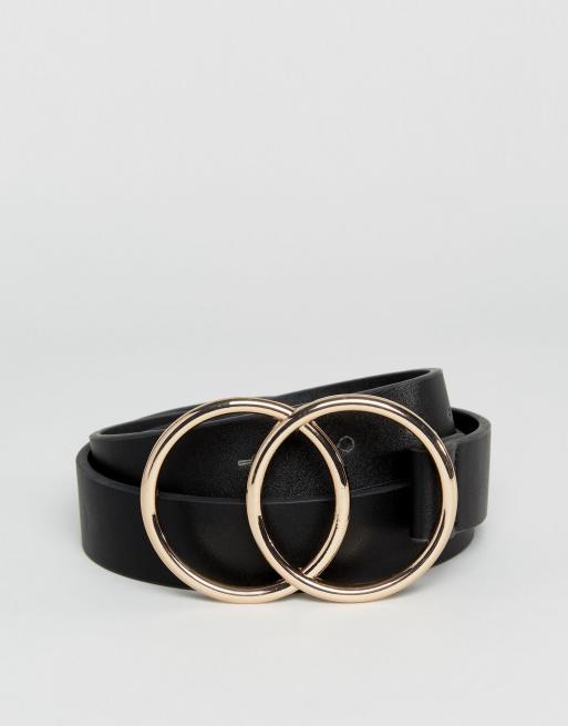 ASOS DESIGN Ceinture taille et hanches pour jean avec double cercle