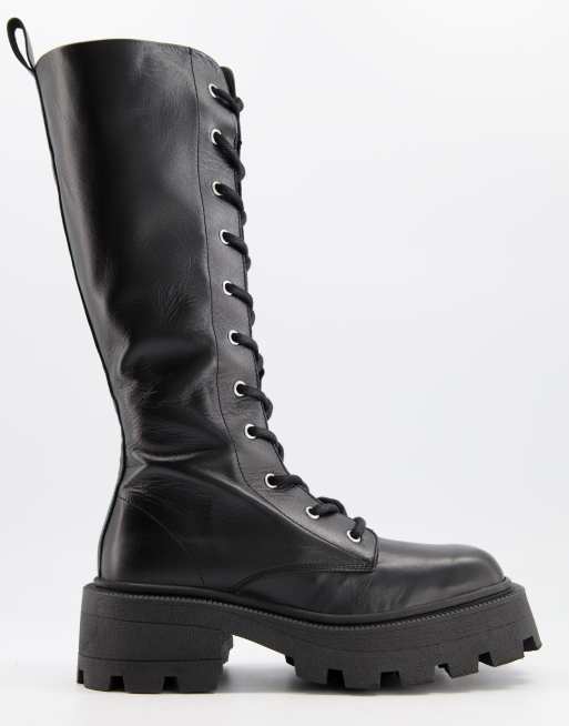 Asos square clearance toe boots