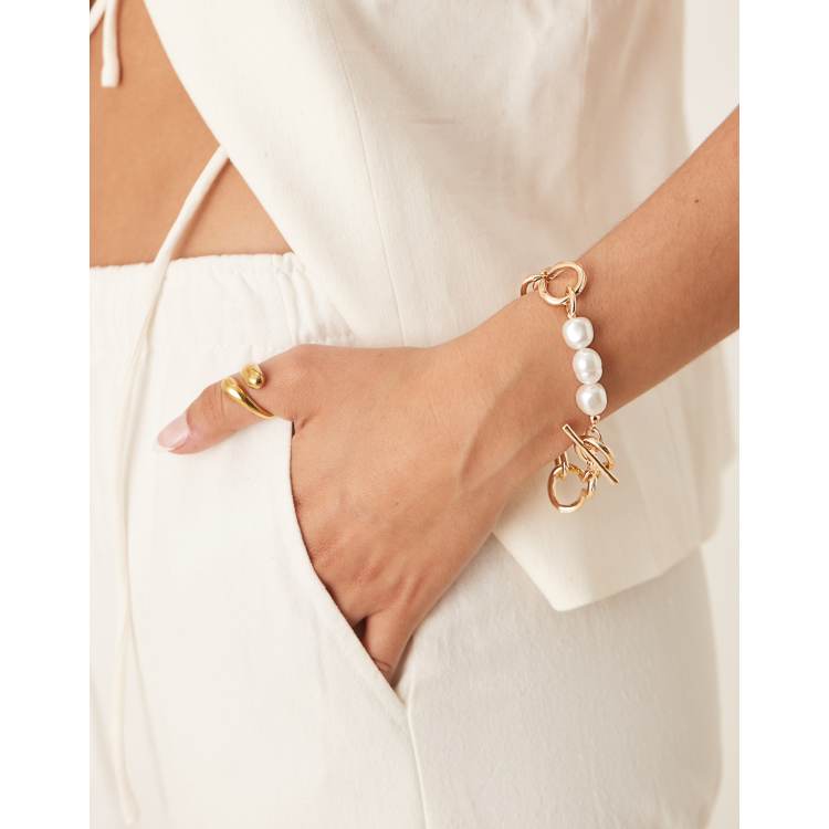 US三軒茶屋 チェーンブレスレット T-Bar Chain Bracelet