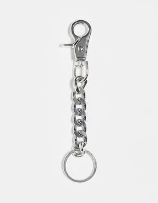 ASOS DESIGN ASOS DESIGN chain keyring in silver