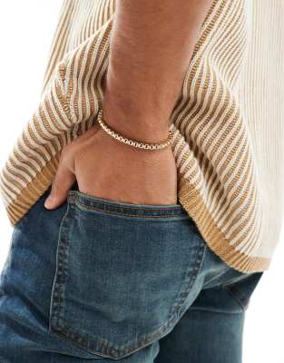 ASOS DESIGN ASOS DESIGN chain link bracelet in gold tone