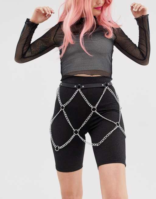 festival chain belt skirt