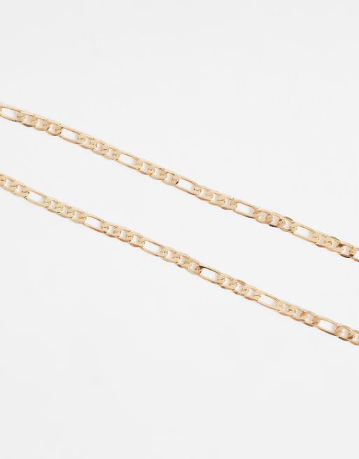 ASOS DESIGN - Chaîne de lunettes de soleil à maillons alternés - Doré, 2 de 3