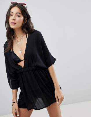 asos beach cover up