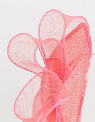 Avec Bibi Sinamay Asos DesignChapeau Et Disque Rose Torsade 3jq4A5RL