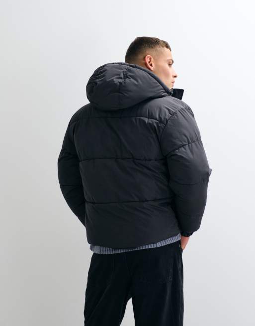 ASOS DESIGN - Chaqueta acolchada en gris carbón, 5 de 5