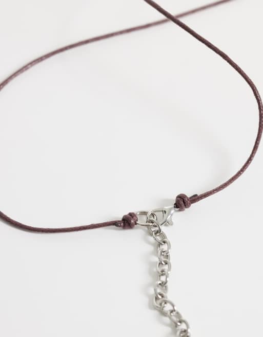 ASOS DESIGN - Charm color tostado redondo, 3 de 5