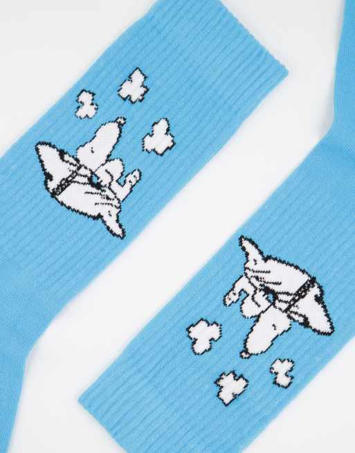 ASOS DESIGN Chaussettes de sport a motif Snoopy sur un nuage ASOS