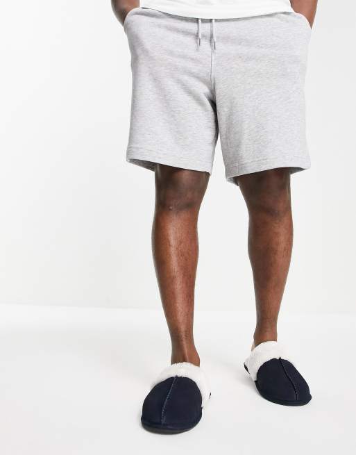ASOS DESIGN - Chaussons en peau de mouton de qualité supérieure avec doublure crème - Bleu marine, 4 de 4