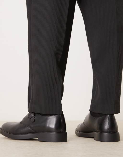 ASOS DESIGN - Chaussures à boucle en cuir - Noir, 3 de 4