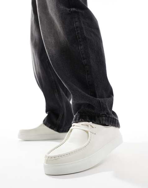ASOS DESIGN - Chaussures à lacets imitation daim - Gris - view 1