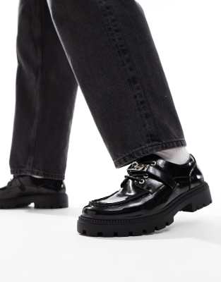 JW Anderson Mocassins à Ornements En Cristal Noir DZ