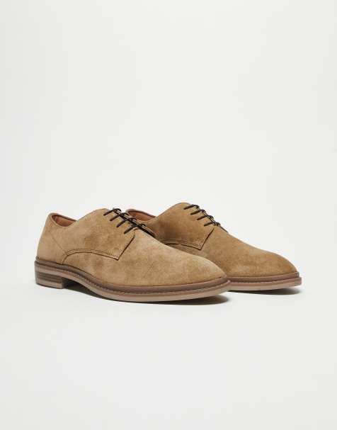 ASOS DESIGN - Chaussures en daim à lacets - Taupe - view 1