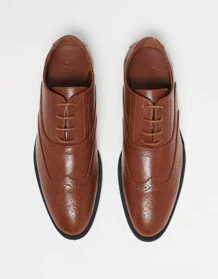 ASOS DESIGN - Chaussures richelieu à lacets - Fauve - view 1