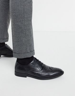 Homme Chaussures richelieu imitation cuir - Noir