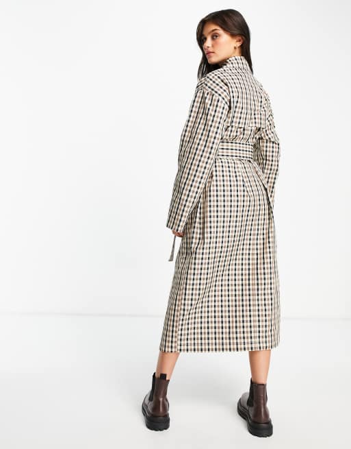 Asos design boyfriend hot sale trench coat